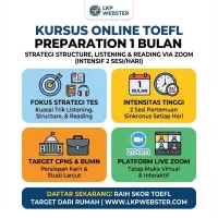 Kursus Online TOEFL Preparation